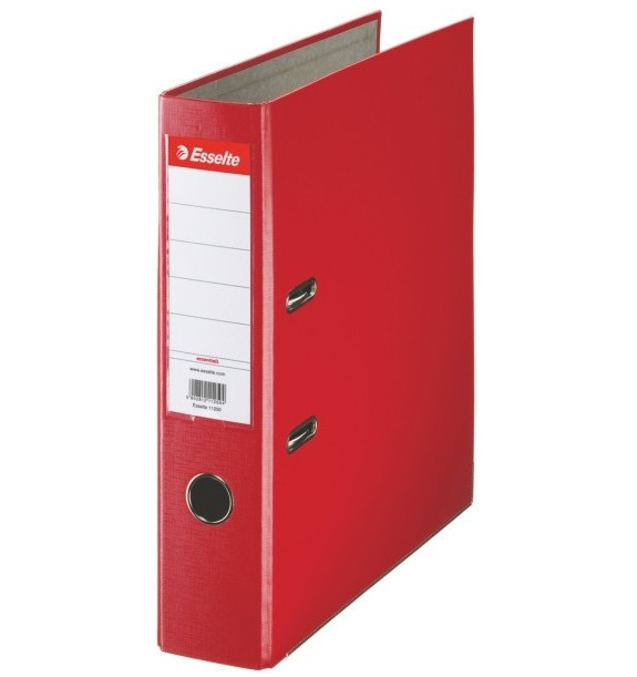 Segregator ESSELTE EKO A4 75mm czerwony.png