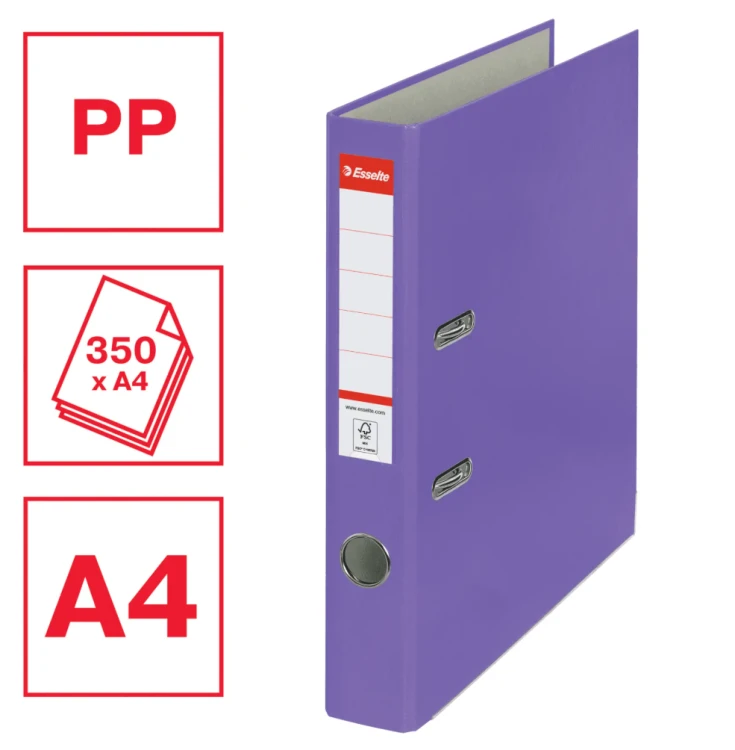 SEGREGATOR ESSELTE EKO A4 50mm fioletowy.png
