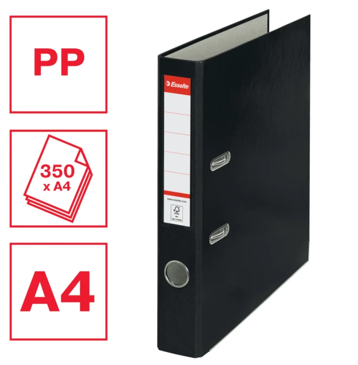 SEGREGATOR ESSELTE EKO A4 50mm czarny.png