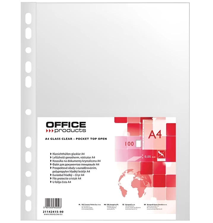 Koszulki Office Products A4 50 µm krystaliczne 100 szt.png