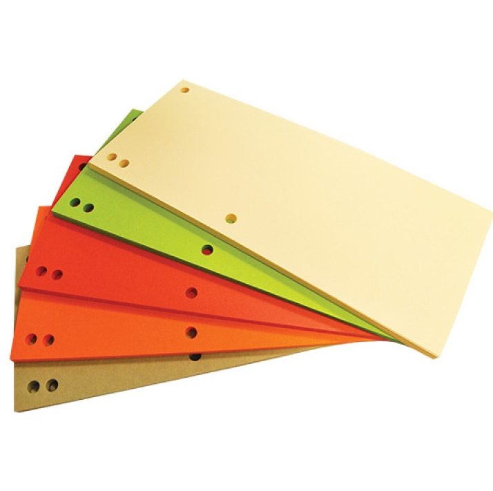 Przekładki kartonowe do dokumentów Office Products 1 3 A4 mix kolor 100 sztuk.png