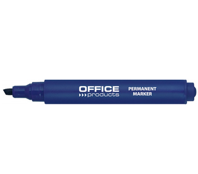 Marker permanentny Office Products 1-5mm ścięty niebieski.png
